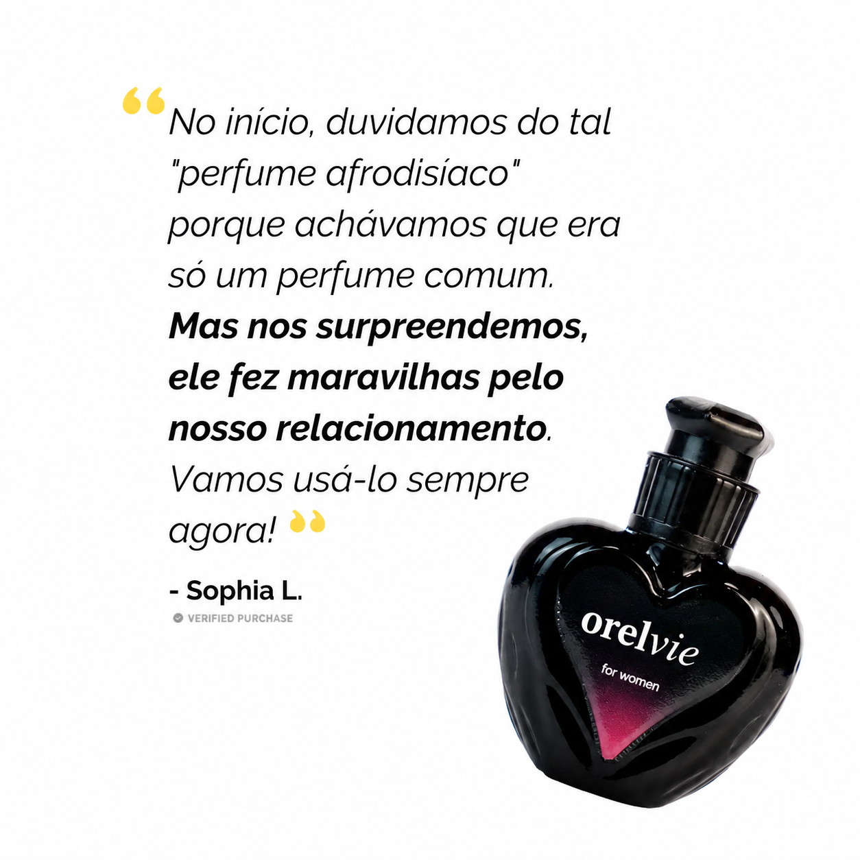Perfume Orelvie Sensual (Feromônios Ativados)