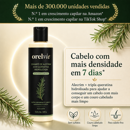Champô de alecrim anti-queda da Orelvie