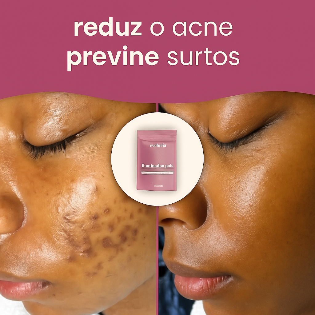 2x Almofadas iluminadoras de cúrcuma e ácido kójico (60unid)
