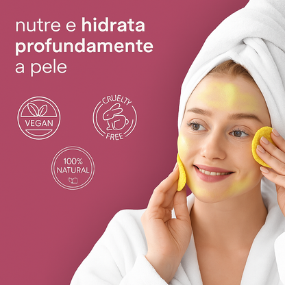 2x Almofadas iluminadoras de cúrcuma e ácido kójico (60unid)