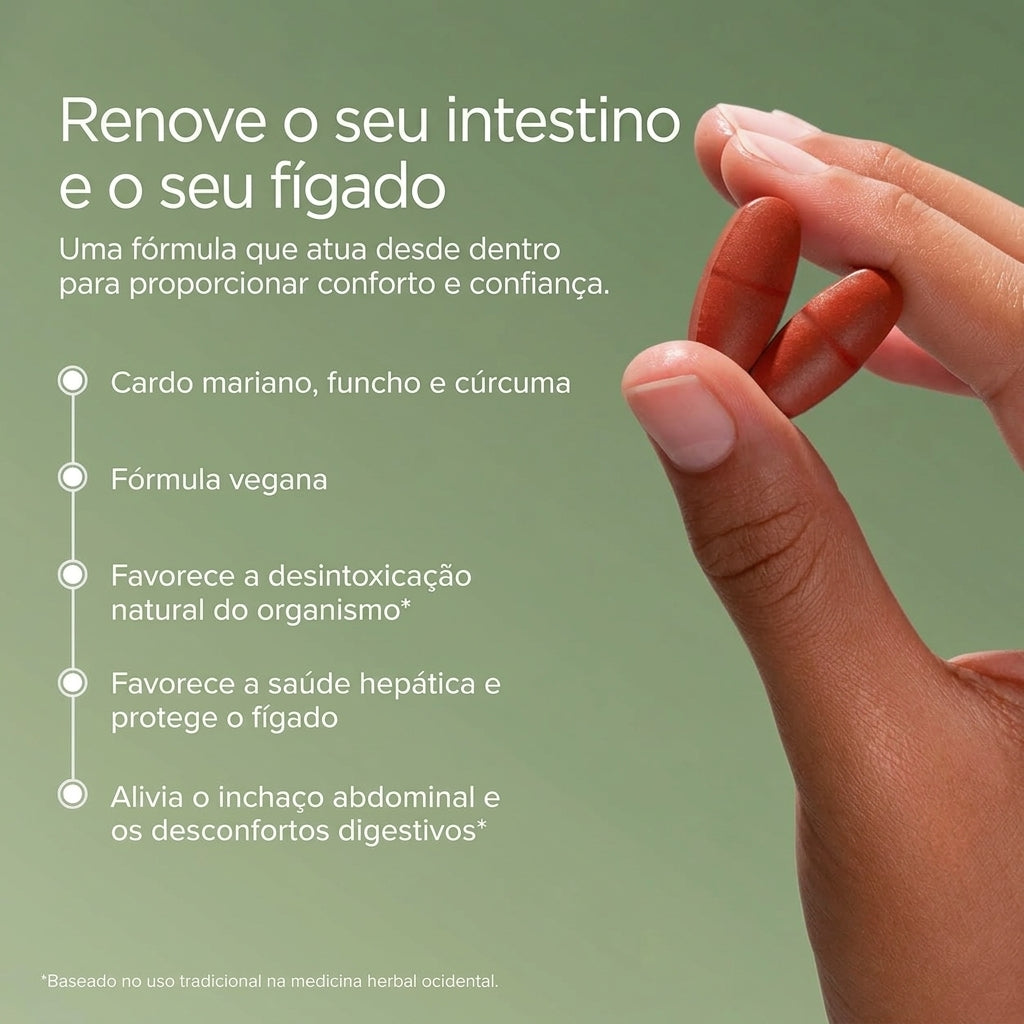 Fórmula Desintoxicante e Anti-inchaço da Orelvie