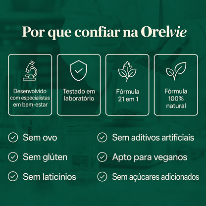 Cápsulas moles para drenagem linfática Orelvie®