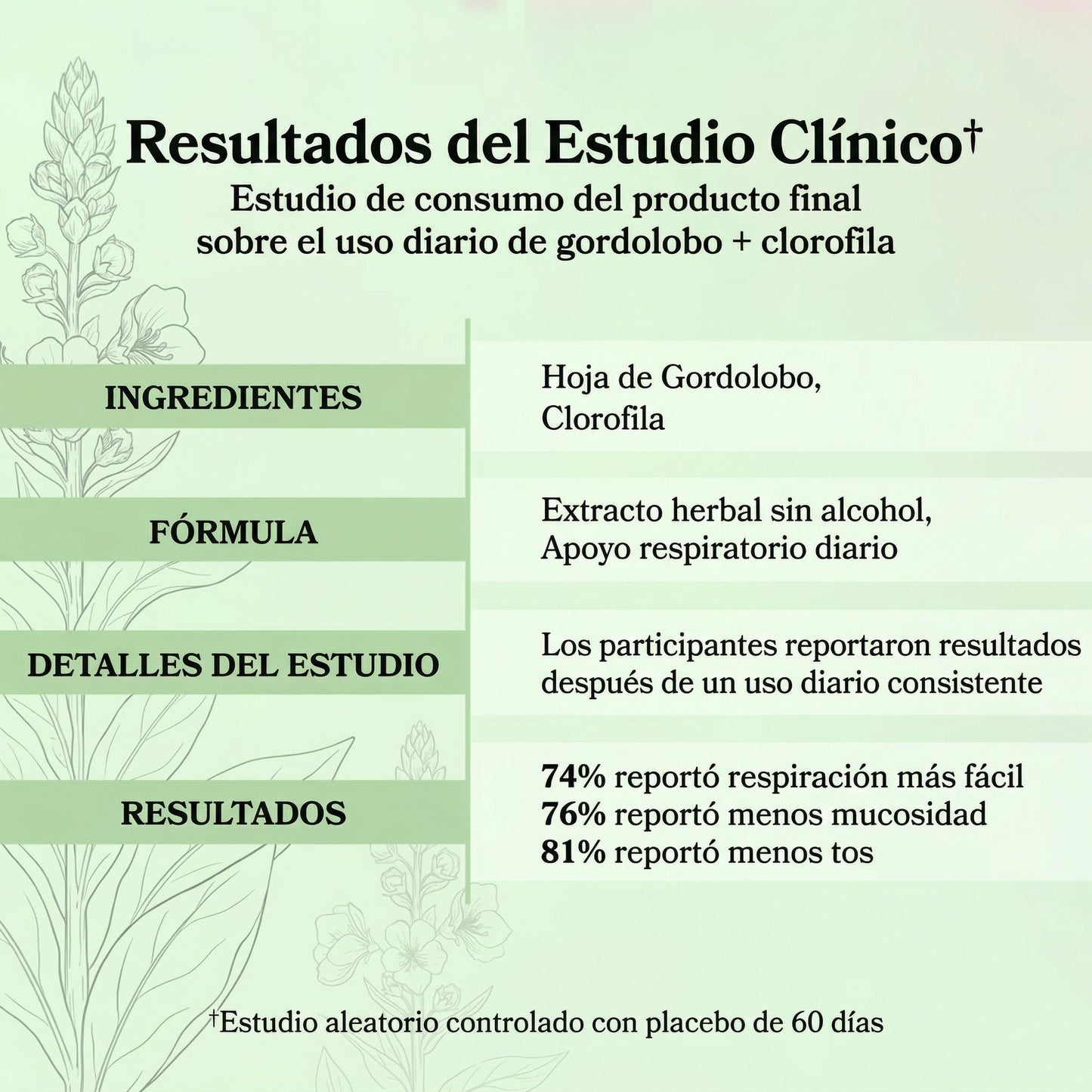 ORELVIE - Extracto de Gordolobo y Clorofila (Solución Definitiva Para Fumadores)