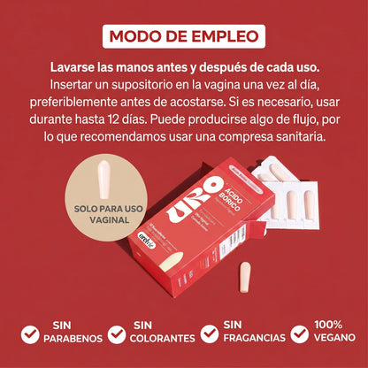 URO: Alivio rápido y efectivo para infecciones vaginales.