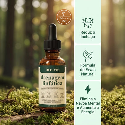 Orelvie Gotas para Drenagem Linfática: Desintoxicação Natural e Anti-inchaço