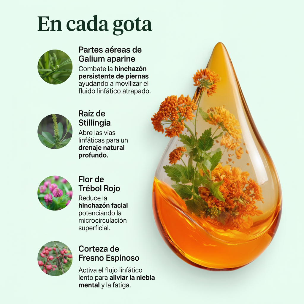 Orelvie Gotas de Drenaje Linfático: Detox Natural y Anti Hinchazón